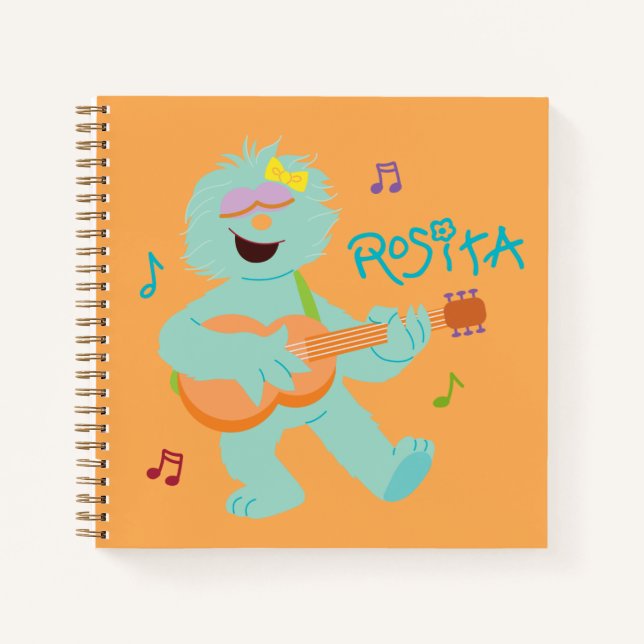 Sesamstraße | Rosita Playing Guitar Notizbuch (Vorderseite)