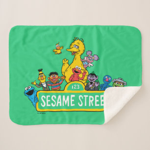 Sesamstraße Rund um das Sesamstraße-Zeichen Sherpadecke