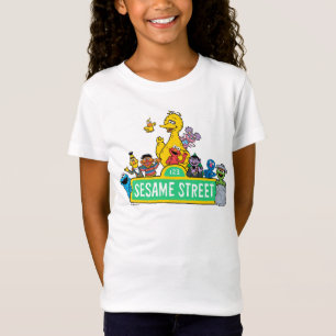 Sesamstraße   Rund um das Sesamstraße-Zeichen T-Shirt