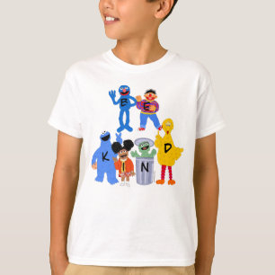 Sesamstraße Seien Sie freundlich - Gebärdensprac T-Shirt