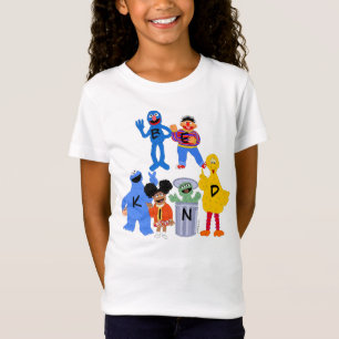 Sesamstraße Seien Sie freundlich - Gebärdensprac T-Shirt