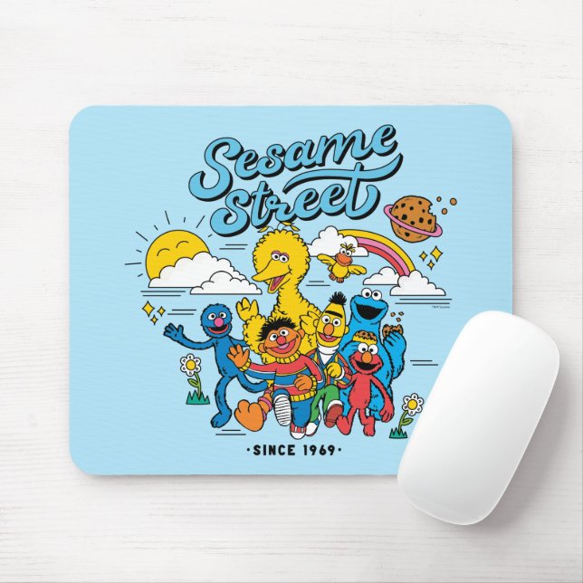 Sesamstraße | Seit 1969 Mousepad (Mit Mouse)
