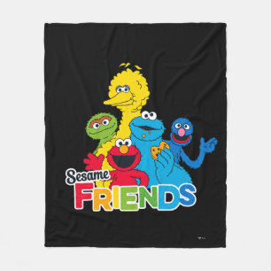 Sesamstraße Sesame Friends Fleecedecke