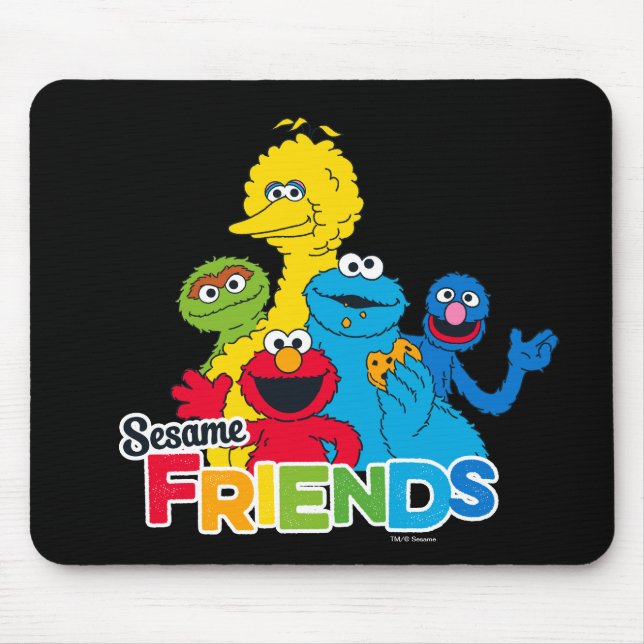 Sesamstraße Sesame Friends Mousepad (Vorne)