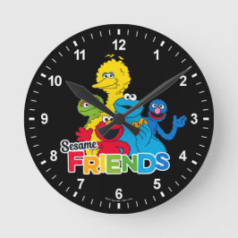 Sesamstraße Sesame Friends Runde Wanduhr