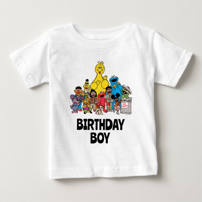 Sesamstraße | Sesame Pals Birthday Boy Baby T-shirt (Vorderseite)