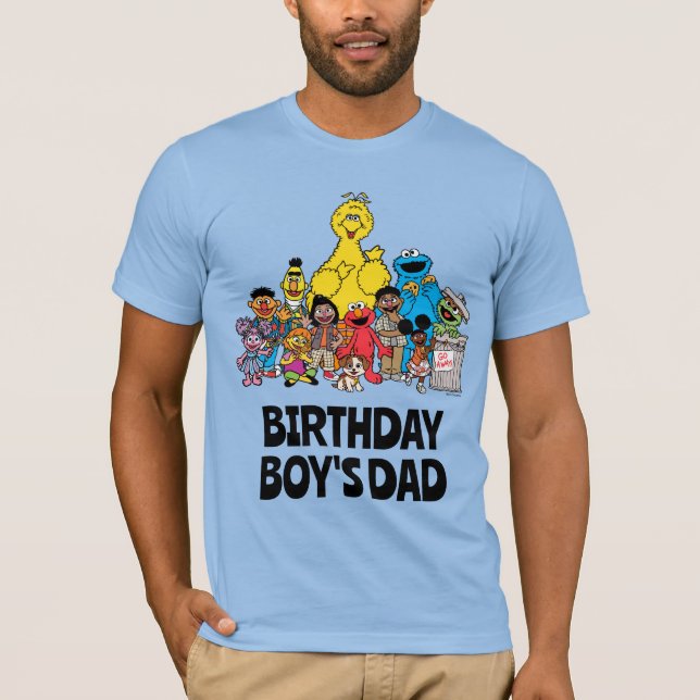 Sesamstraße | Sesame Pals Birthday Boy's Vater T-Shirt (Vorderseite)