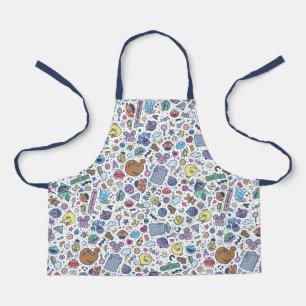 Sesamstraße   Sesame Pals Doodle Muster Schürze