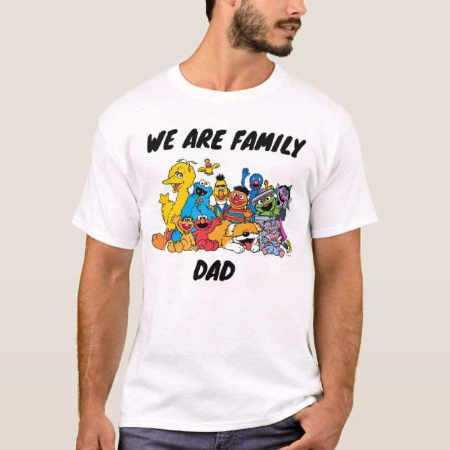 Sesamstraße | Sesame Pals Familienname T-Shirt (Vorderseite)