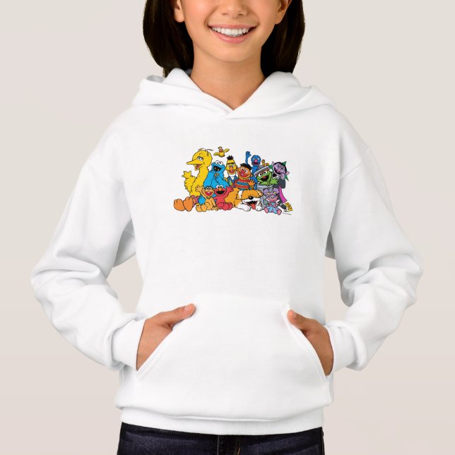 Sesamstraße | Sesame Pals Group Portrait Hoodie (Vorderseite)