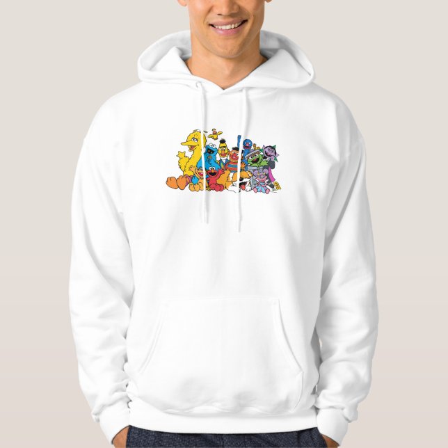 Sesamstraße | Sesame Pals Group Portrait Hoodie (Vorderseite)