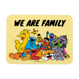Sesamstraße   Sesame Pals Group Portrait Magnet