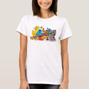 Sesamstraße Sesame Pals Group Portrait T-Shirt