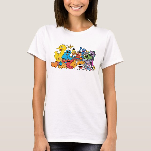 Sesamstraße | Sesame Pals Group Portrait T-Shirt (Vorderseite)