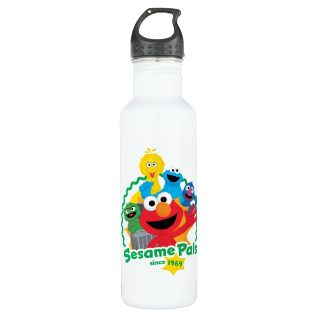 Sesamstraße | Sesame Pals seit 1969 Edelstahlflasche (Vorderseite)