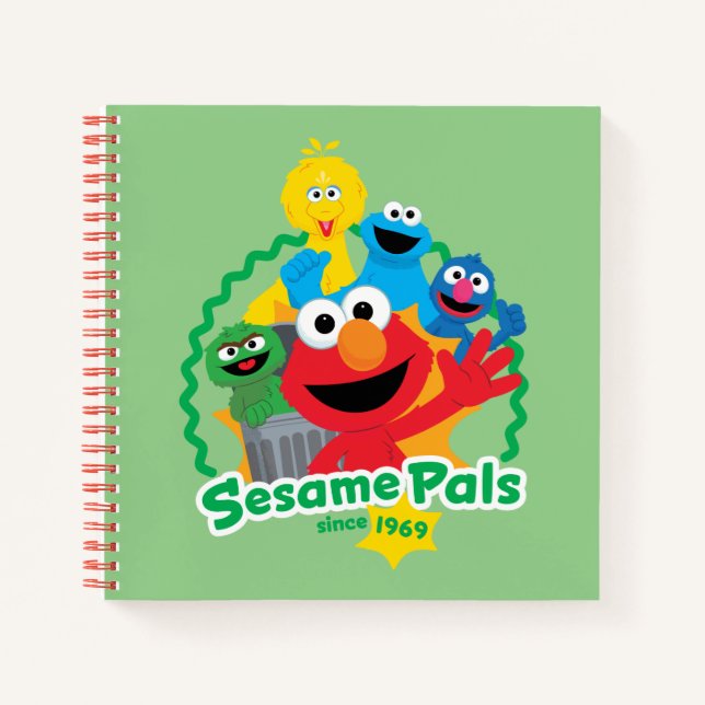 Sesamstraße | Sesame Pals seit 1969 Notizbuch (Vorderseite)