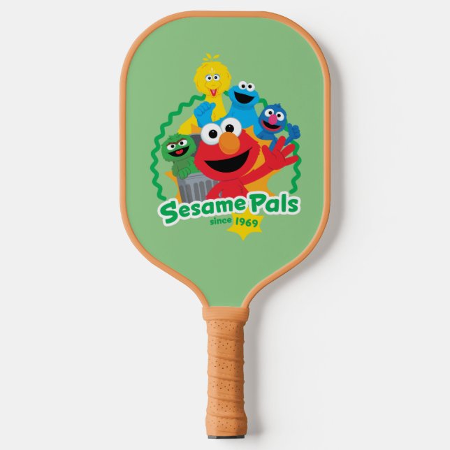 Sesamstraße | Sesame Pals seit 1969 Pickleball Schläger (Vorderseite)