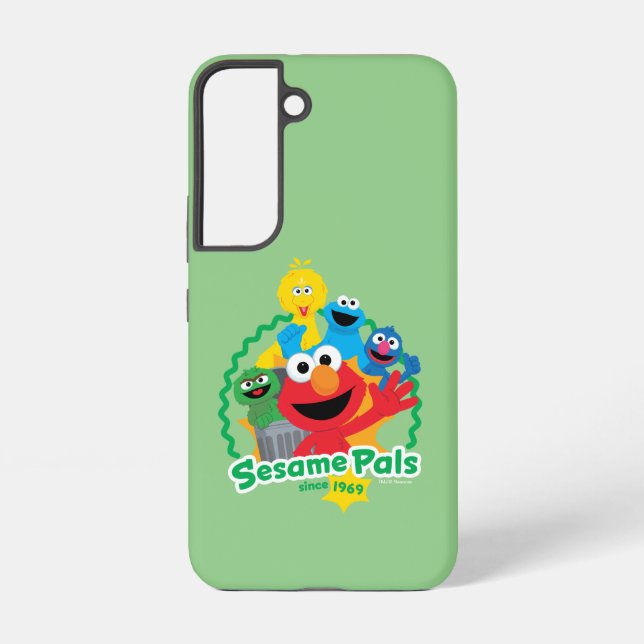 Sesamstraße | Sesame Pals seit 1969 Samsung Galaxy Hülle (Rückseite)