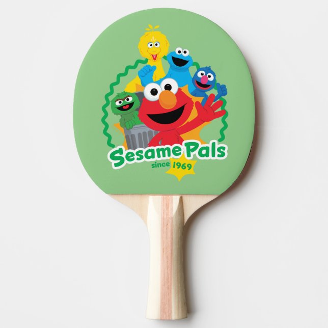 Sesamstraße | Sesame Pals seit 1969 Tischtennis Schläger (Vorderseite)