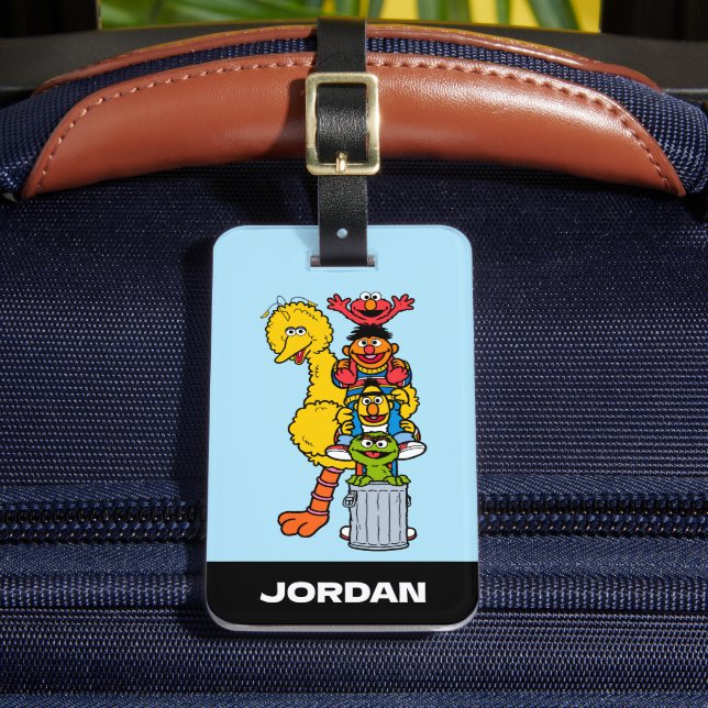 Sesamstraße | Sesame Street Pals | Name hinzufügen Gepäckanhänger (Vorderseite Insitu 2)