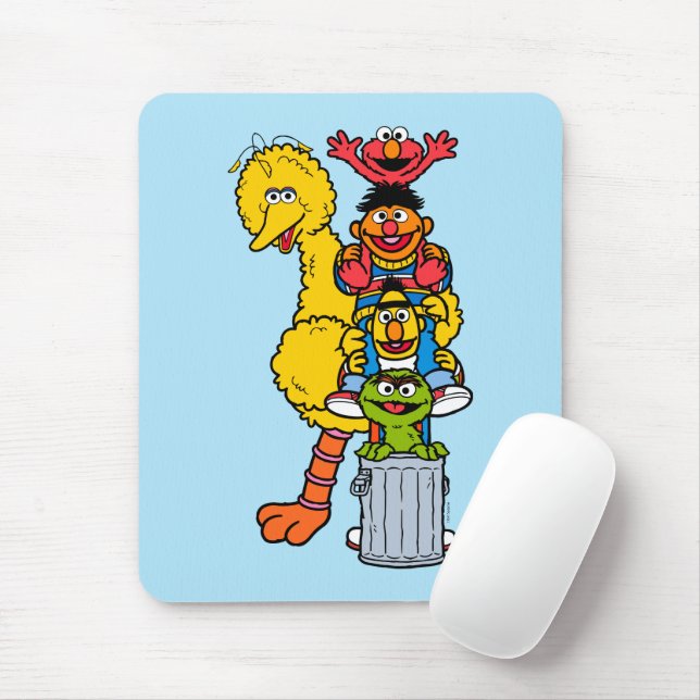 Sesamstraße | Sesame Street Pals Pose Mousepad (Mit Mouse)