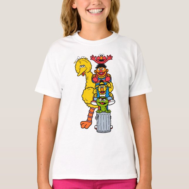 Sesamstraße | Sesame Street Pals Pose T-Shirt (Vorderseite)