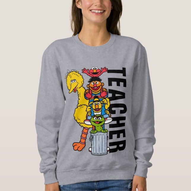 Sesamstraße | Sesame Street Pals Teacher Sweatshirt (Vorderseite)