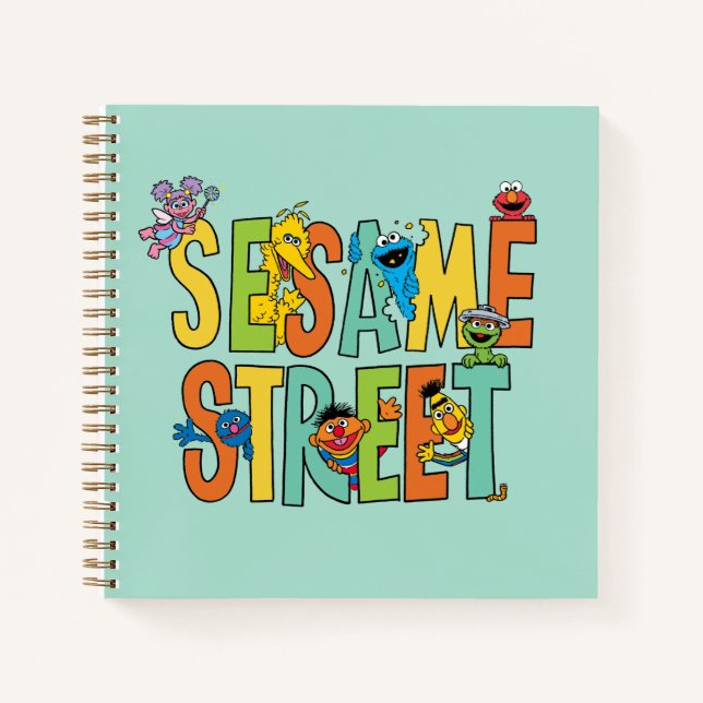 Sesamstraße | Sesame Street Type Pals Notizbuch (Vorderseite)