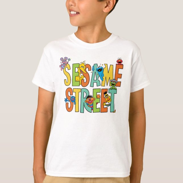 Sesamstraße | Sesame Street Type Pals T-Shirt (Vorderseite)