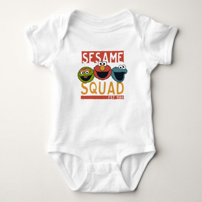 Sesamstraße - Sesamsquad Baby Strampler (Vorderseite)