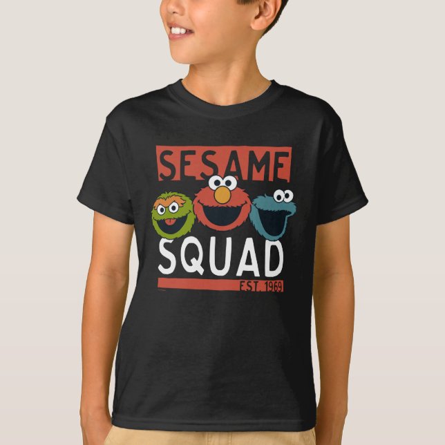 Sesamstraße - Sesamsquad T-Shirt (Vorderseite)