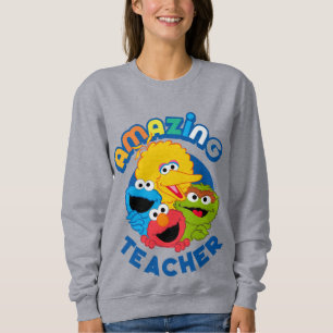Sesamstraße Sie sind Phantastische Lehrer Sweatshirt
