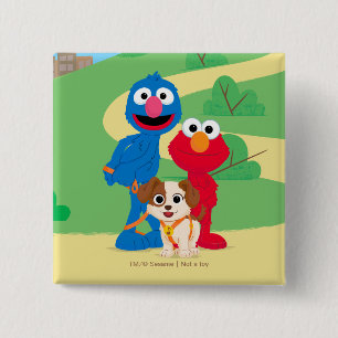 Sesamstraße Tango mit Grover & Elmo Button