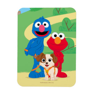 Sesamstraße Tango mit Grover & Elmo Magnet