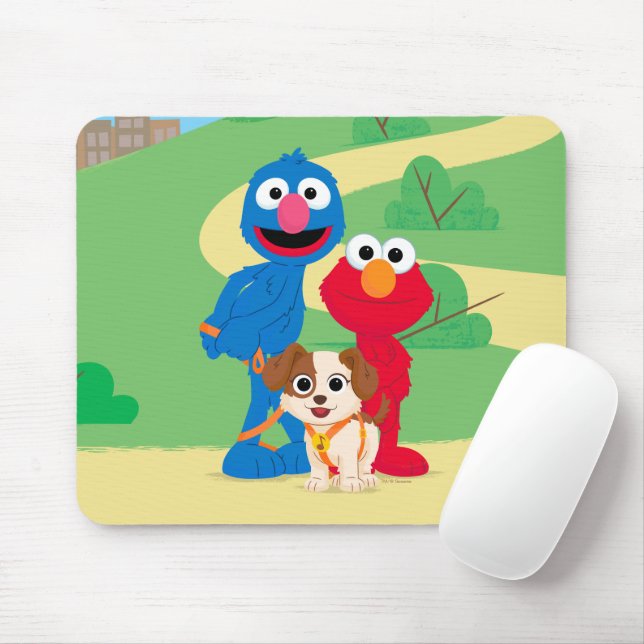 Sesamstraße | Tango mit Grover & Elmo Mousepad (Mit Mouse)