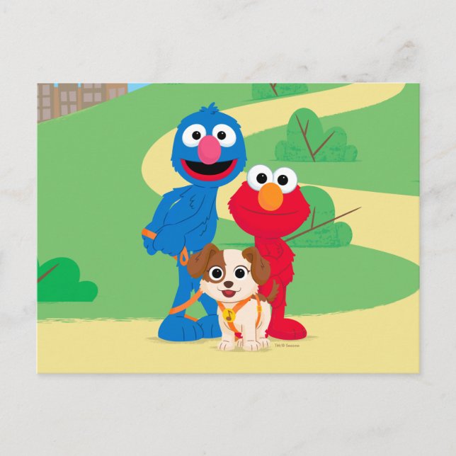 Sesamstraße | Tango mit Grover & Elmo Postkarte (Vorderseite)