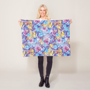 Sesamstraße  Tanzmuster Fleecedecke