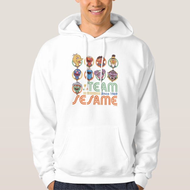 Sesamstraße | Team Sesame Seit 1969 Hoodie (Vorderseite)