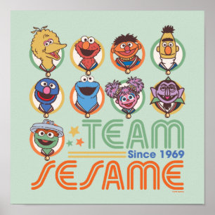 Sesamstraße   Team Sesame Seit 1969 Poster