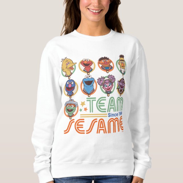 Sesamstraße | Team Sesame Seit 1969 Sweatshirt (Vorderseite)