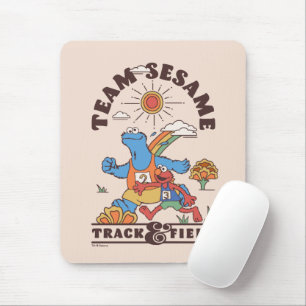 Sesamstraße   Team Sesame Track & Field Mousepad