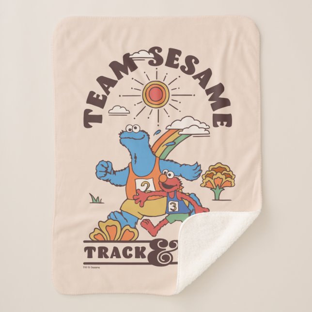 Sesamstraße | Team Sesame Track & Field Sherpadecke (Vorderseite)