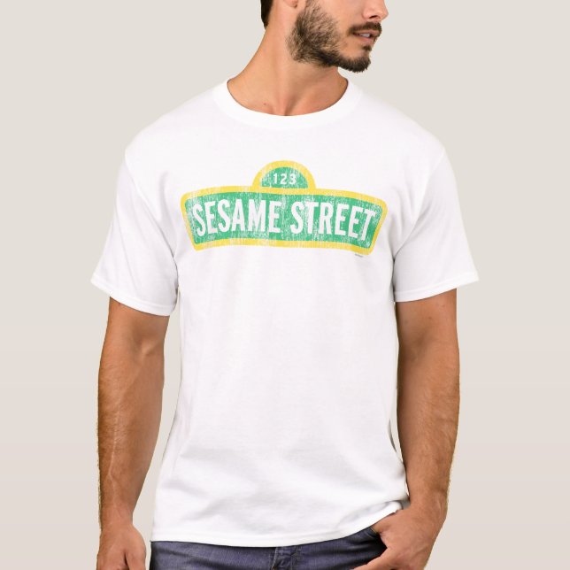 Sesamstraße Tri-Blend Shirt (Vorderseite)