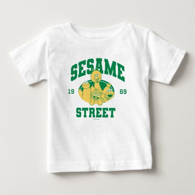 Sesamstraße | Vintag 1969 Baby T-shirt (Vorderseite)