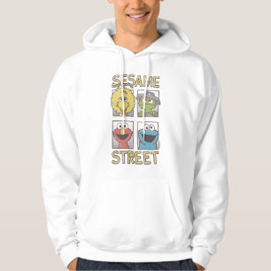 Sesamstraße Vintage‑Charakter‑Comic 2 Hoodie