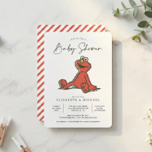 Sesamstraße Vintage Elmo Baby Shower