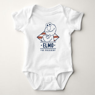 Sesamstraße Vintage Elmo für Präsident Baby Strampler