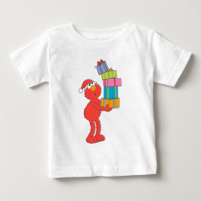 Sesamstraße | Vintage Elmo und Presents Baby T-shirt (Vorderseite)