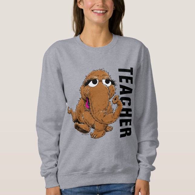 Sesamstraße | Vintager Snuffy Lehrer Sweatshirt (Vorderseite)