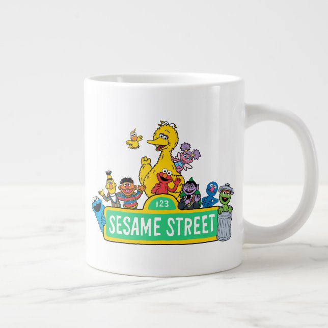 Sesamstraße | Vollfarbige Pals Jumbo-Tasse (Rechts)